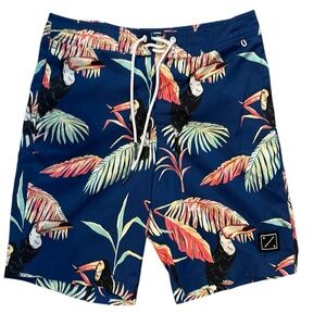 American Eagle Men’s 6790410 Classic Board Short -‎ Navy, Small, 5852-7, Toucan